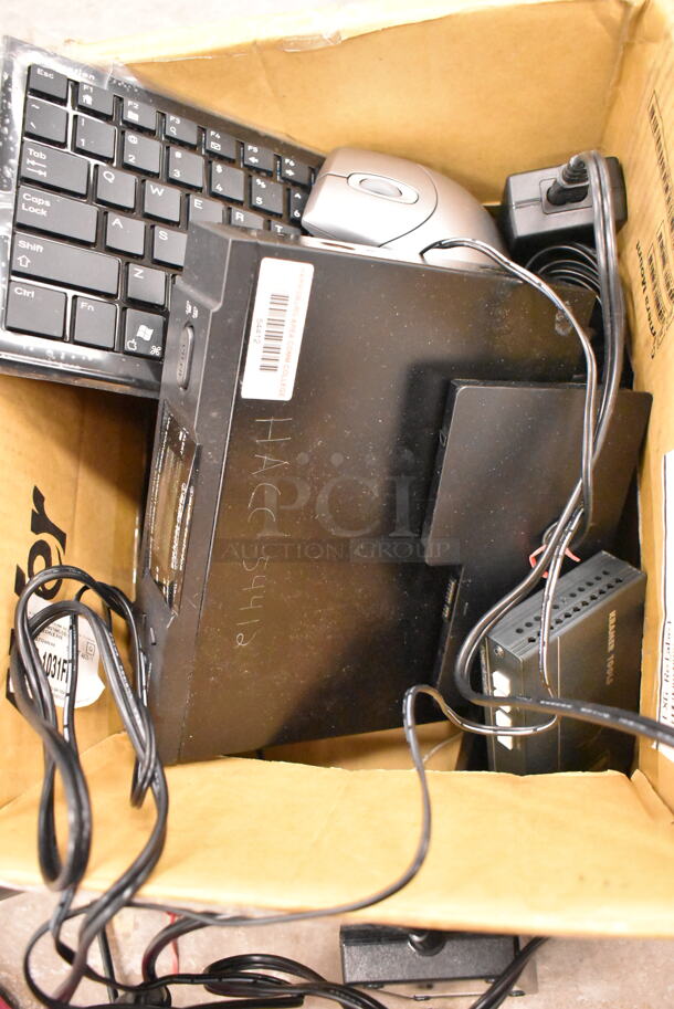 ALL ONE MONEY! Lot of Approximately 12 Items Including Kramer 900XL, Gyration Low Profile Wireless Keyboard and Audio Technica ATW-T310b UHF Transmitter. (front room) - Image 7 of 12