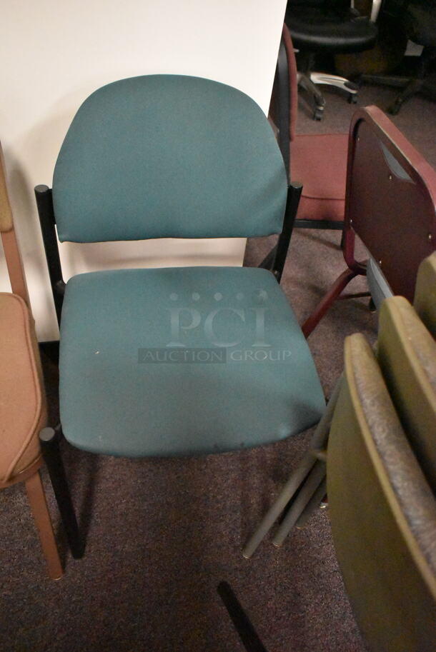 11 Various Chairs Including Maroon and Gray. 11 Times Your Bid! (back room) - Image 4 of 8