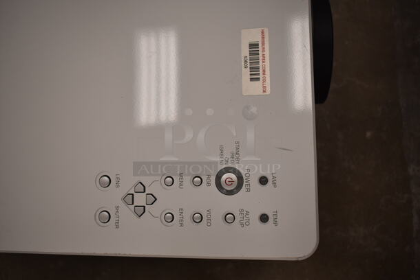 Panasonic PT-D3500U DLP Projector. 120 Volts, 1 Phase. (front room) - Image 3 of 6