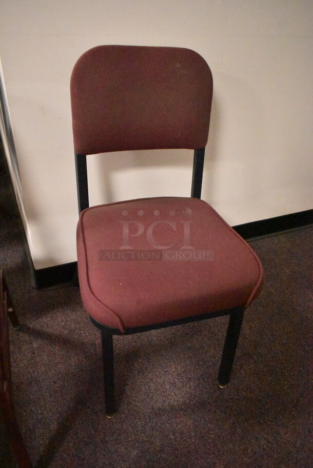 11 Various Chairs Including Maroon and Gray. 11 Times Your Bid! (back room) - Image 7 of 8
