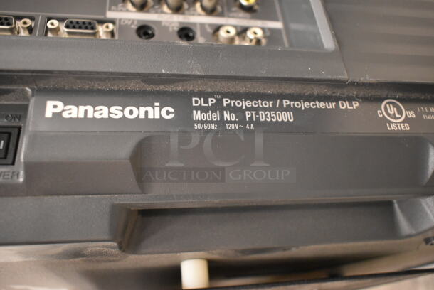 Panasonic PT-D3500U DLP Projector. 120 Volts, 1 Phase. (front room) - Image 5 of 6