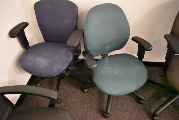 8 Various Chairs Including Maroon, Black. 7 on Casters. 8 Times Your Bid! (back room) - Image 3 of 6
