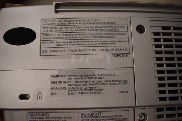 Panasonic PT-L785U LCD Projector. 100-240 Volts, 1 Phase. (front room) - Image 4 of 5