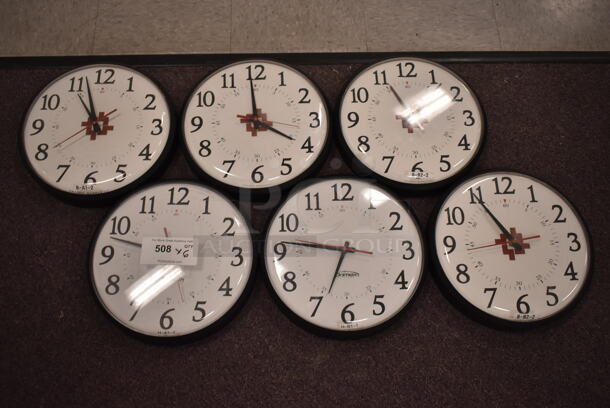 6 Analog Clocks. 6 Times Your Bid! (back room) - Image 2 of 2