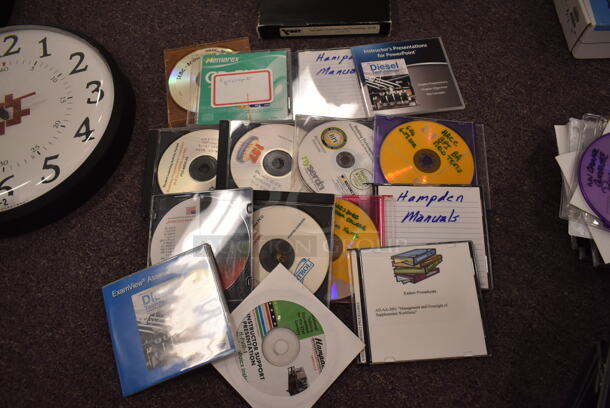 ALL ONE MONEY! Box of Various Items Including Plantronics HW251N Headphone and Discs. (back room) - Image 6 of 6