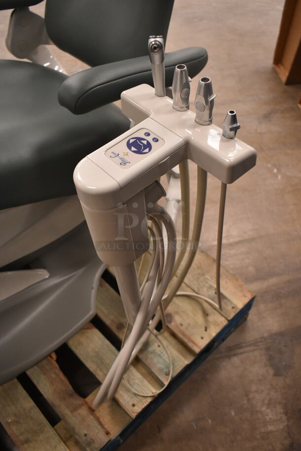 Pelton & Crane SP 30 Dental Exam Chair w/ Pedal and Over Head Light. (front room) - Image 6 of 12