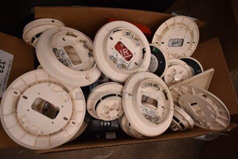 ALL ONE MONEY! Lot of Approximately 25 Pieces to Fire Alarms. (front room)