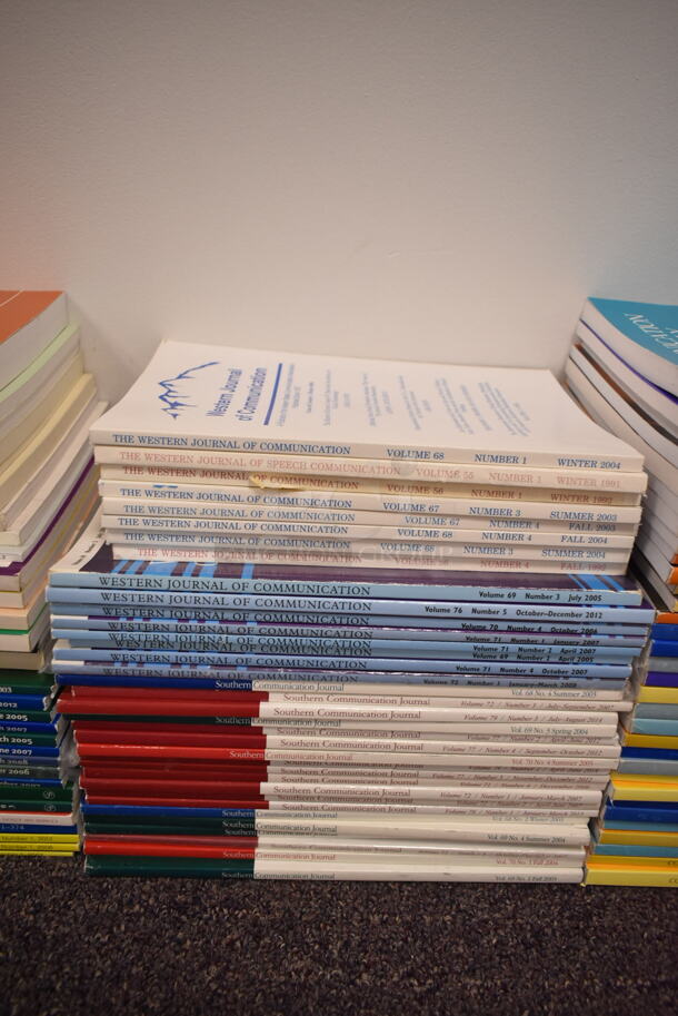 ALL ONE MONEY! Lot of 205 Various Books Including American Literature, Science and Philosophy in the West, Twentieth Century Writing, Copyright Handbook. BUYER MUST REMOVE: Bring Tools and Manpower Needed To Remove This Item. (back room) - Image 6 of 8
