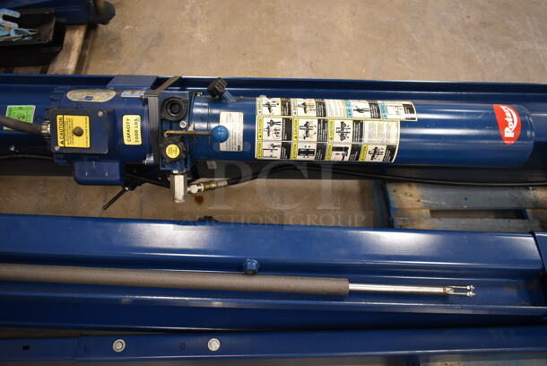 Rotary SPOA88 Metal 7,000 Pound Capacity Lift w/ Extra Parts. 208-230 Volts, 1 Phase. BUYER MUST REMOVE: Bring Tools and Manpower Needed To Remove This Item. (front room) - Image 9 of 12