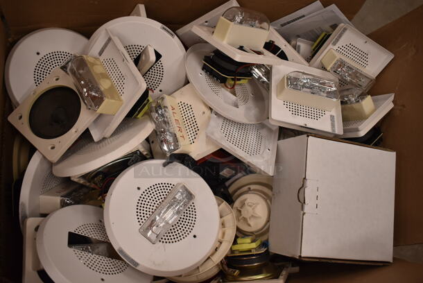 ALL ONE MONEY! Lot of Approximately 50 Pieces to Fire Alarms / Strobes / Speakers. (front room) - Image 1 of 9