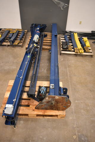Rotary SPOA88 Metal 7,000 Pound Capacity Lift w/ Extra Parts. 208-230 Volts, 1 Phase. BUYER MUST REMOVE: Bring Tools and Manpower Needed To Remove This Item. (front room)
