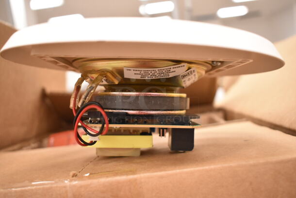 Box of 8 Siemens SETCW Ceiling Speakers. (front room) - Image 3 of 5