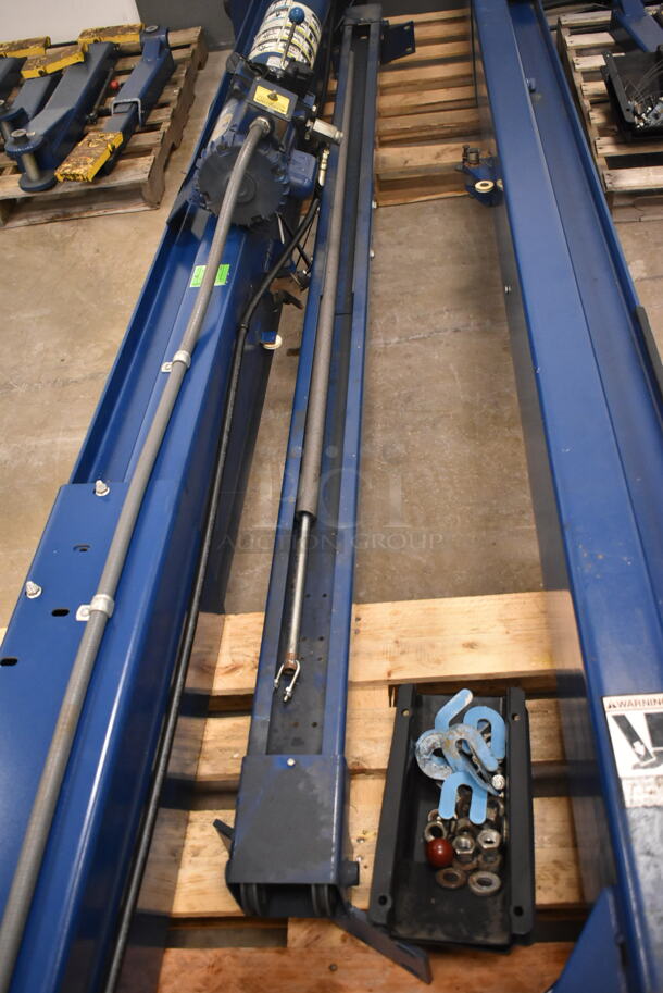 Rotary SPOA88 Metal 7,000 Pound Capacity Lift w/ Extra Parts. 208-230 Volts, 1 Phase. BUYER MUST REMOVE: Bring Tools and Manpower Needed To Remove This Item. (front room) - Image 7 of 12