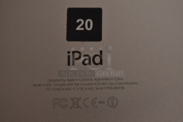 3 Apple A1432 7.9" iPad w/ Red Case. 3 Times Your Bid! (front room) - Image 9 of 12