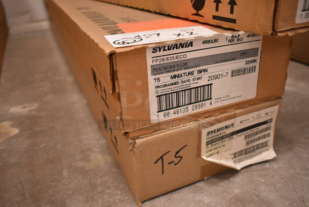 2 Boxes of 40 BRAND NEW! Sylvania FP28/835/ECO Fluorescent Tube Lights. 2 Times Your Bid! (front room) - Image 2 of 4