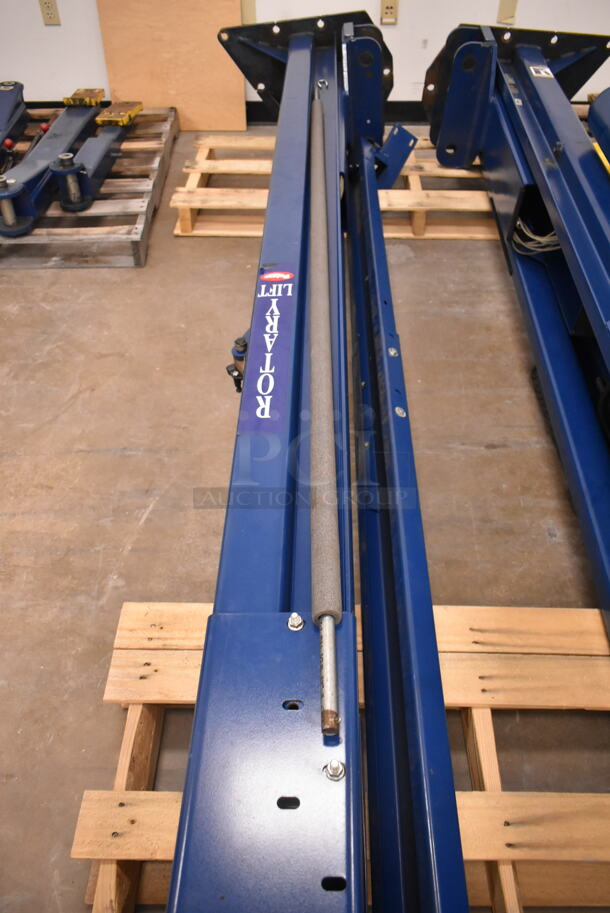 Rotary SPOA88 Metal 7,000 Pound Capacity Lift w/ Extra Parts. 208-230 Volts, 1 Phase. BUYER MUST REMOVE: Bring Tools and Manpower Needed To Remove This Item. (front room) - Image 4 of 12