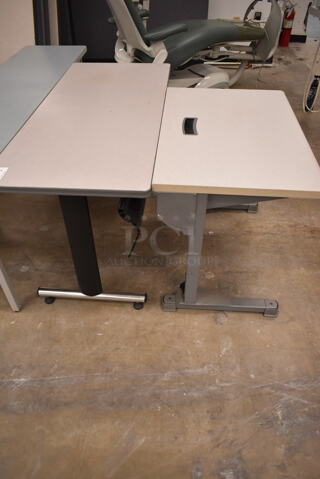 2 Various Desks. 2 Times Your Bid! 54x23.5x29, 24x36x29. (back room)
