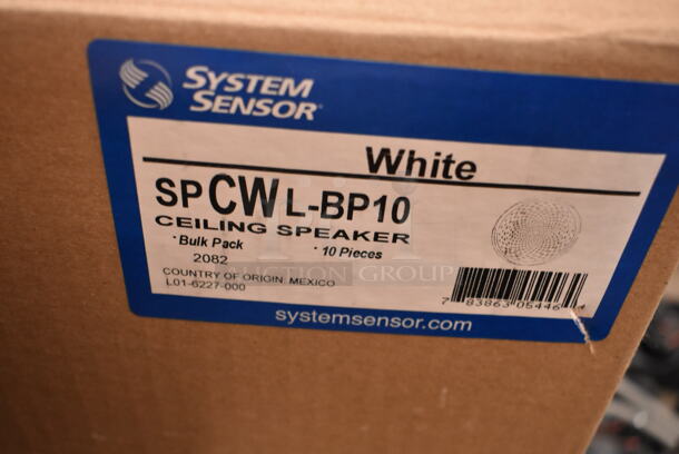 Box of 10 System Sensor SPCWL-BP10 Ceiling Speakers. (front room) - Image 5 of 8