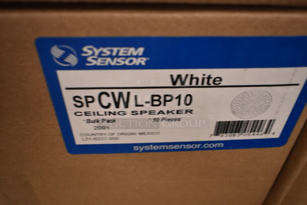Box of 10 System Sensor SPCWL-BP10 Ceiling Speakers. (front room) - Image 8 of 8