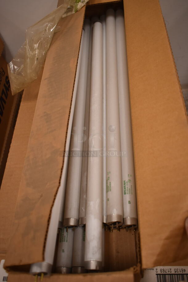 5 Boxes of BRAND NEW Sylvania FO17/735/ECO Octron Eco Fluorescent Tube Lights. 5 Times Your Bid! (front room) - Image 2 of 3