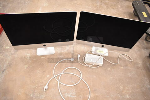 2 Apple A1418 21.5" iMac Desktop All In One Computer. 100-240 Volts, 1 Phase. 2 Times Your Bid! (front room)