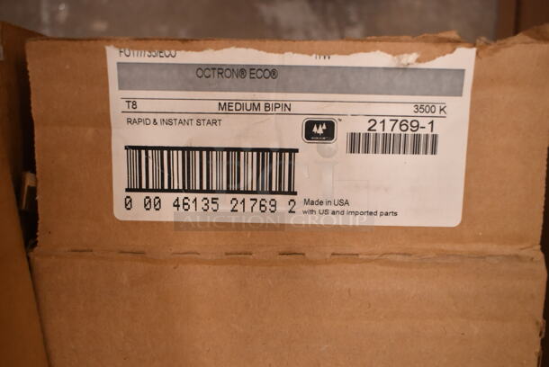 5 Boxes of BRAND NEW Sylvania FO17/735/ECO Octron Eco Fluorescent Tube Lights. 5 Times Your Bid! (front room) - Image 3 of 3