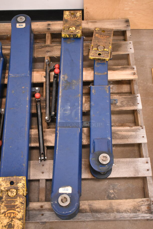 Rotary SPOA88 Metal 7,000 Pound Capacity Lift w/ Extra Parts. 208-230 Volts, 1 Phase. BUYER MUST REMOVE: Bring Tools and Manpower Needed To Remove This Item. (front room) - Image 3 of 12
