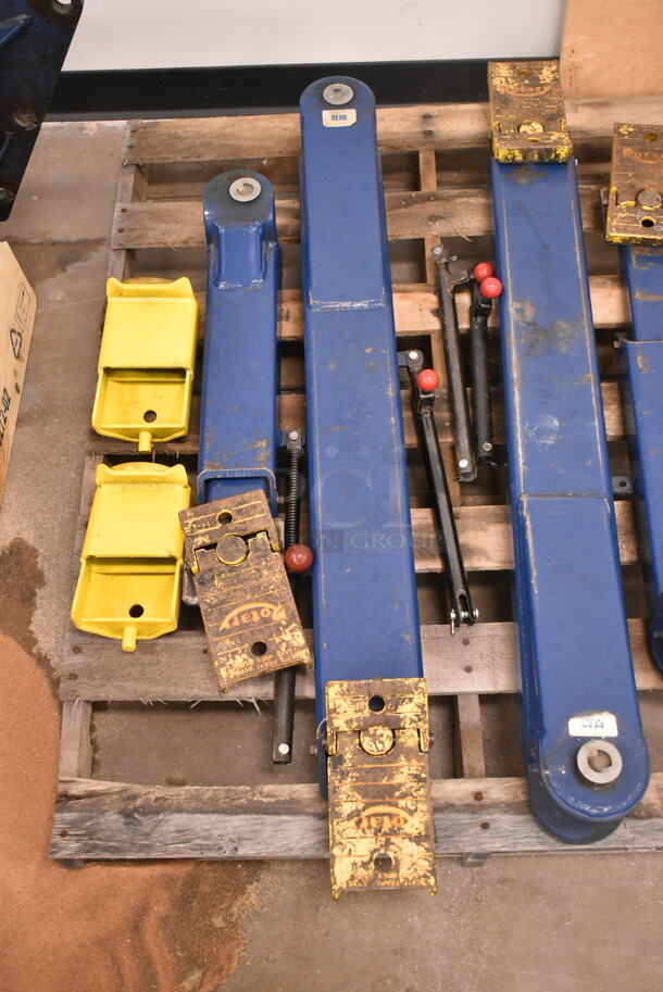 Rotary SPOA88 Metal 7,000 Pound Capacity Lift w/ Extra Parts. 208-230 Volts, 1 Phase. BUYER MUST REMOVE: Bring Tools and Manpower Needed To Remove This Item. (front room) - Image 4 of 12