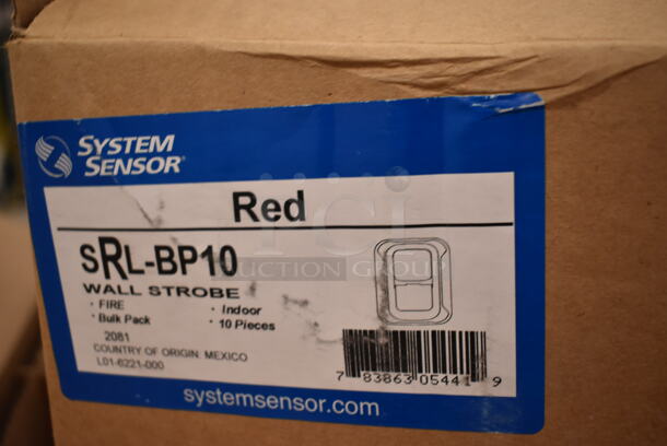 Box of 9 System Sensor SRL-BP10 Wall Strobe. (front room) - Image 5 of 5