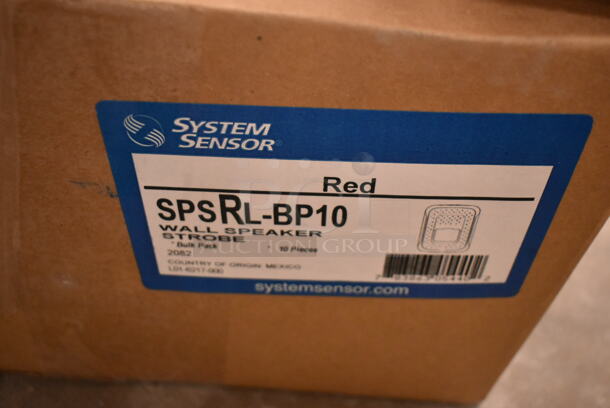 Box of 10 System Sensor SPSRL-BP10 Wall Speaker Strobe. (front room) - Image 5 of 5