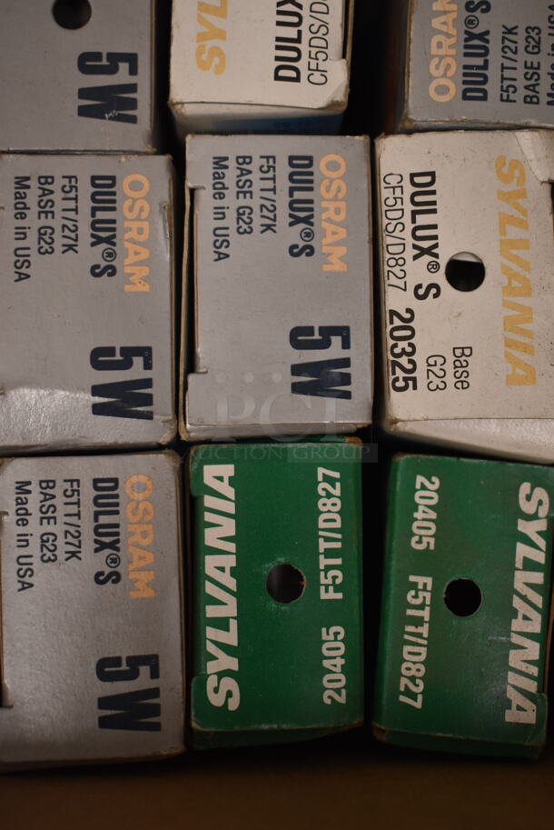 Box of 26 Various Light Bulb Including Sylvania, Osram. (front room) - Image 2 of 2
