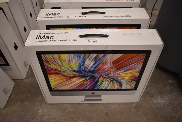 2 Apple A1419 27"  iMac Desktop All In One Computer w/ Keyboard. 100-240 Volts, 1 Phase. 2 Times Your Bid! (front room) - Image 1 of 8
