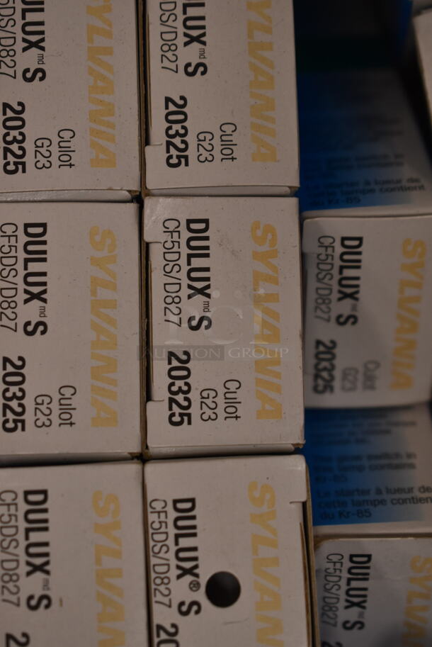 Box of 27 Various Sylvania Light Bulb Including Dulux S 20325. (front room) - Image 2 of 2