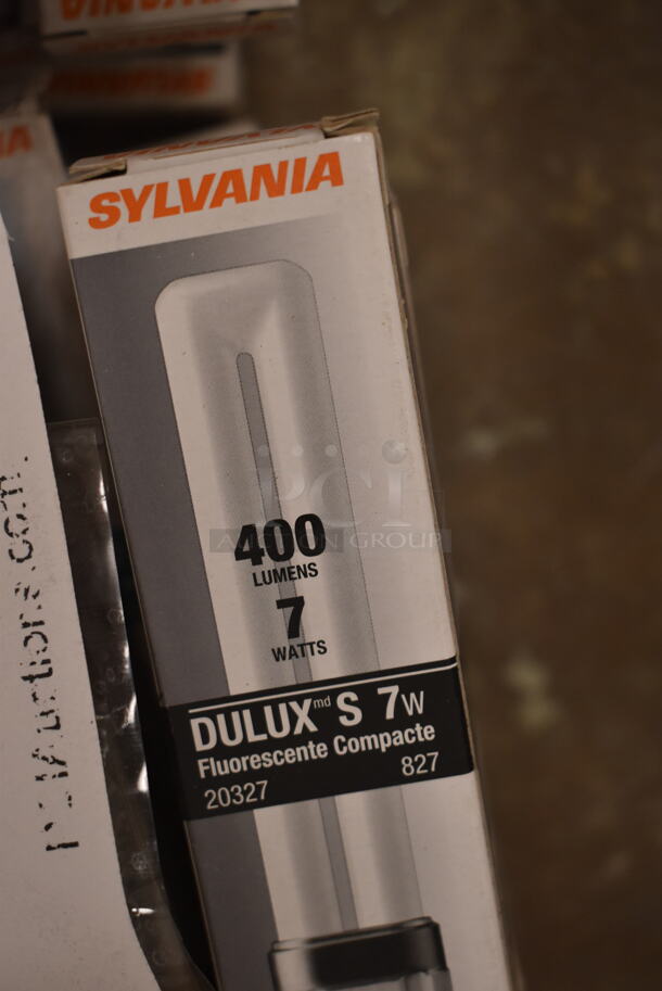 Lot of 20 Sylvania Dulux S 7w Fluorescent Compact Light Bulb. (front room) - Image 2 of 2