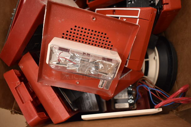 ALL ONE MONEY! Lot of Approximately 25 Fire Alarm Pieces Including Strobes and Speaker Strobes. (front room) - Image 5 of 11