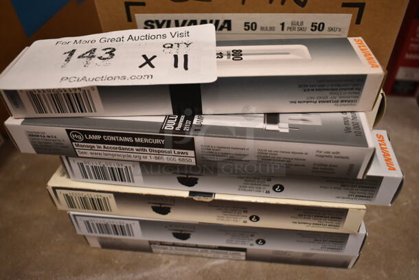 Lot of 11 Various Sylvania Light Bulb Including S, S 13w. (front room) - Image 3 of 3