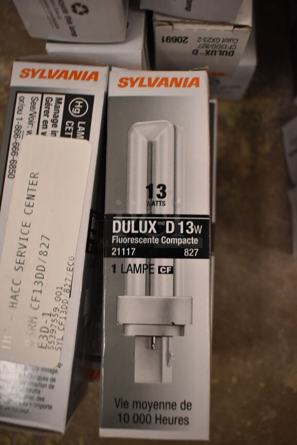 Lot of 10 Sylvania Dulux D 13w 
 Light Bulb. (front room) - Image 2 of 2