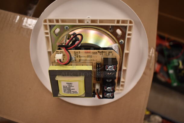 Box of 10 System Sensor SPSCRL-BP10 Ceiling Speaker Strobe. (front room) - Image 4 of 6