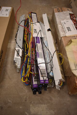Lot of 5 Various Ballasts Including Advance. (front room)