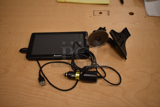 Aonerex GPS w/ Car Charger and Mount. (front room) - Image 2 of 2