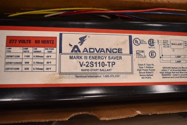 Lot of 2 Advance Ballasts. (front room) - Image 5 of 5