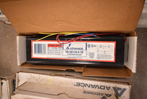Advance VS-2S110-2-TP Ballasts. (front room)