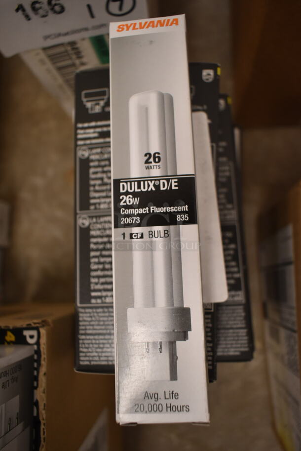 Lot of 15 Various Light Bulbs Including Sylvania Dulux D/E 26w. (front room) - Image 2 of 2