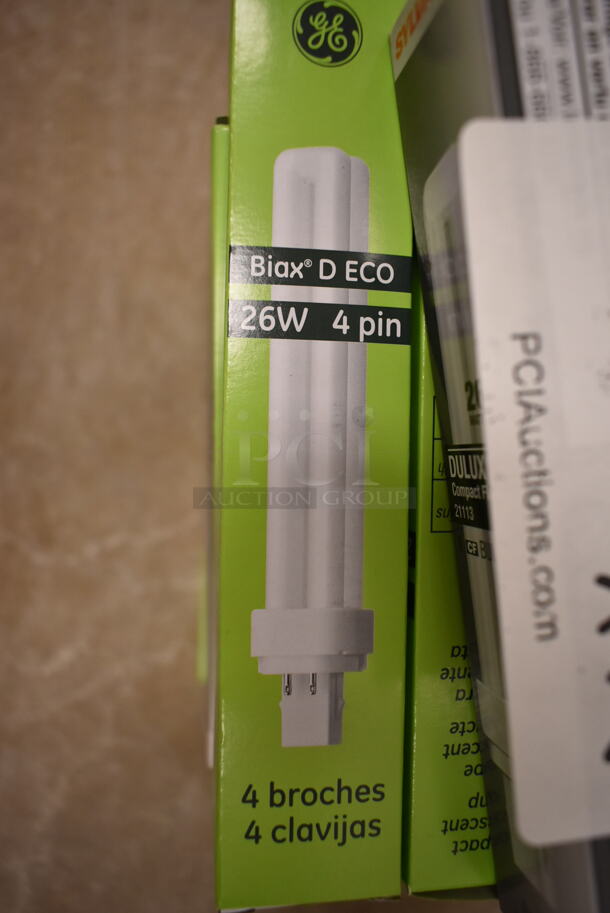Lot of 16 Various Light Bulbs Including GE Biax D ECO 26w. (front room) - Image 2 of 2
