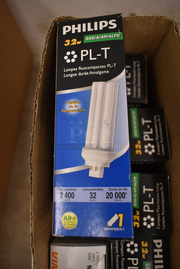 Lot of 7 Various Light Bulbs Including Philips PL-T. (front room) - Image 2 of 2