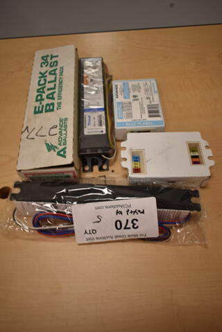 Lot of 5 Various Items Including Advance IntelliVolt and Ballasts. (front room)