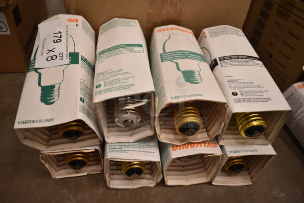 Lot of 8 Various Light Bulbs Including Sylvania Metalarc Pulse Start. (front room) - Image 2 of 2