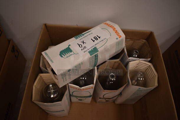 Lot of 9 Various Light Bulbs Including Sylvania Metalarc Pulse Start. (front room) - Image 2 of 2
