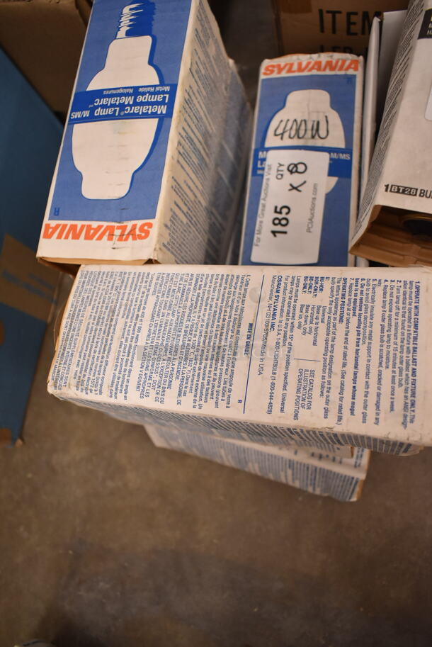 Lot of 8 Various Light Bulbs Including Sylvania Metalarc M/MS. (front room) - Image 2 of 2