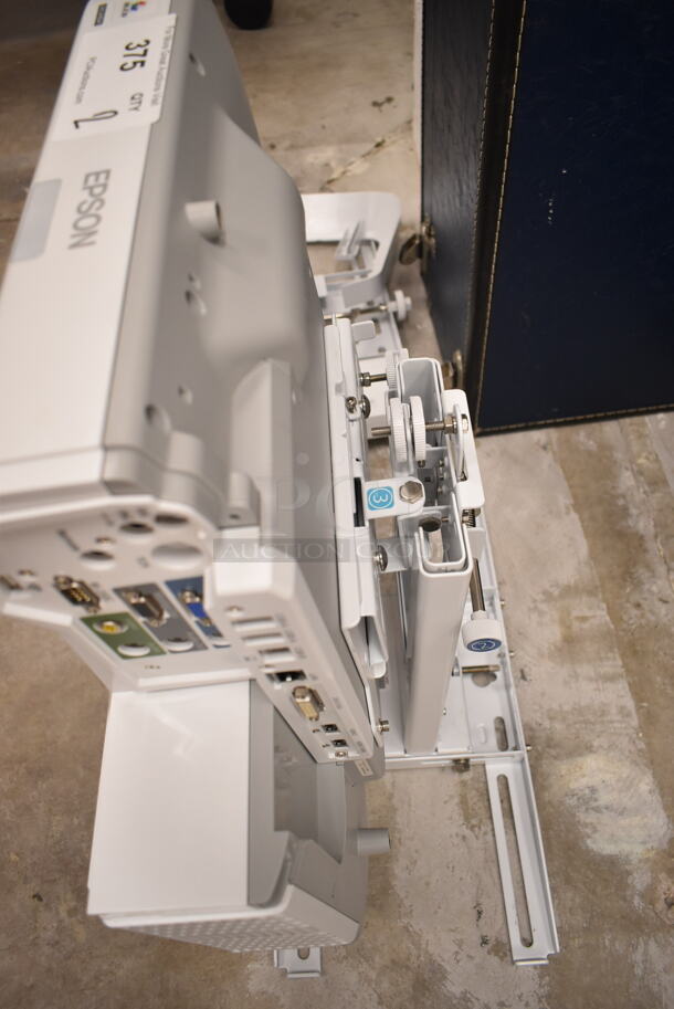 Epson BrightLink 697Ui Projector and Mounting Brackets. (front room) - Image 6 of 9